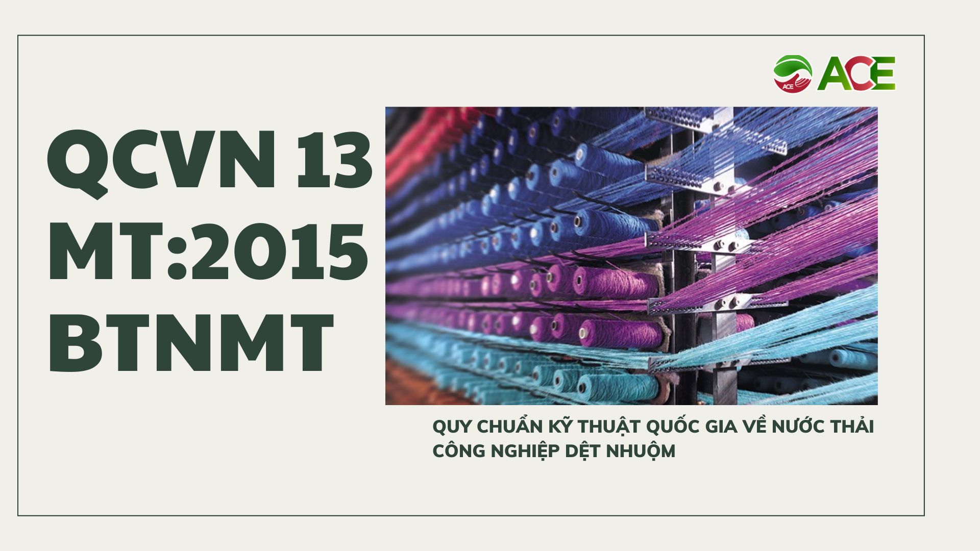 QCVN 13-MT:2015/BTNMT 